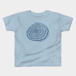 Dark ocean whirlpool Kids T-Shirt